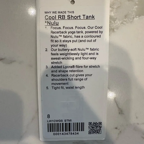 Lululemon Cool  Racerback Tank Top - Picture 4 of 4
